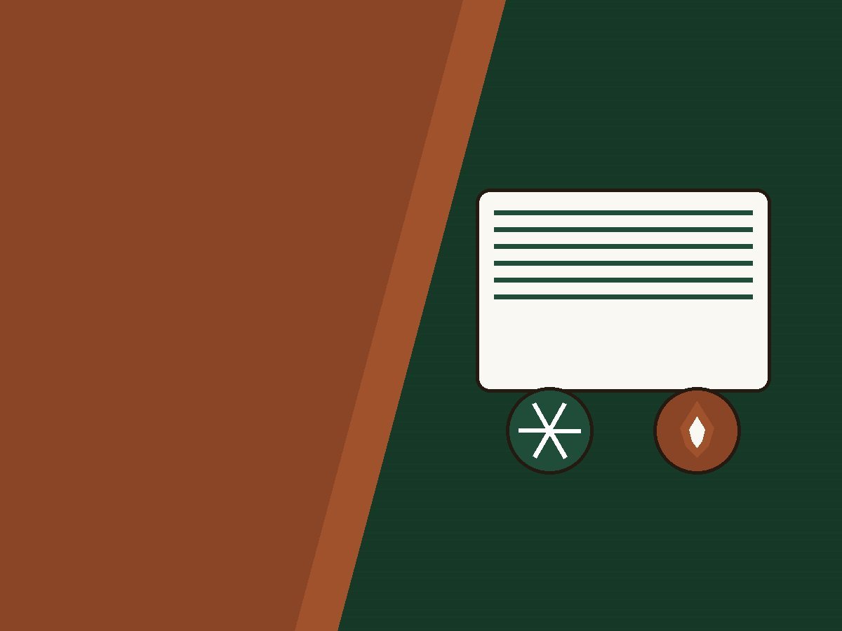 Illustrated graphic of an air conditioning unit with cooling and heating icons, representing Cedarpoint Heating & Cooling's AC and heating services